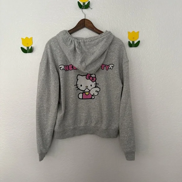 Sanrio Hello Kitty Gray Hoodie - Picture 2 of 4